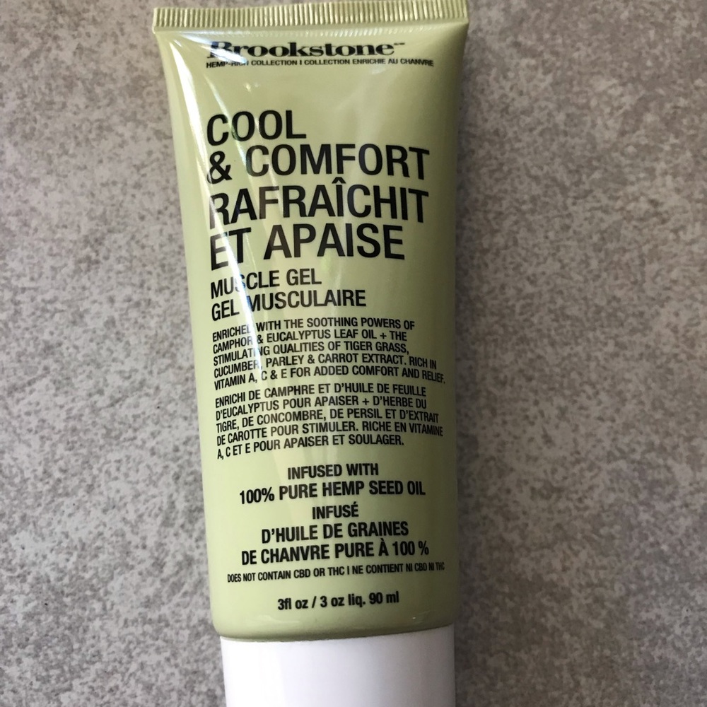 Cool and Comfort muscle gel for sore muscles NEW